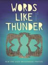 Cover image for Words like Thunder